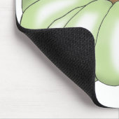 パンプキンフラットグリーン マウスパッド (コーナー)