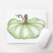 パンプキンフラットグリーン マウスパッド (マウス)