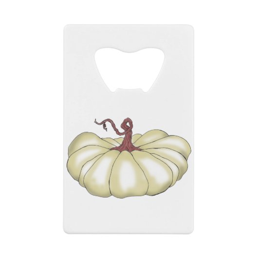 パンプキンフラットタン クレジットカード栓抜き (正面)