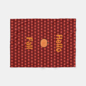 パンプキンフリースブランケット フリースブランケット (正面(横))