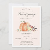 パンプキンフレンドサイジングディナーパーティー 招待状 (正面)