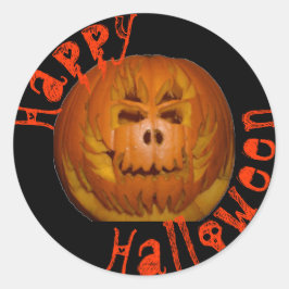 パンプキンフレーミングスカル ラウンドシール