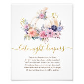 パンプキンフローラ深夜おむつポスター フォトプリント            (正面)