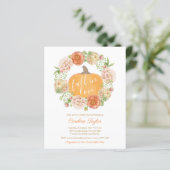 パンプキンフローラ秋インラブ秋ブライダルシャワーInv (スタンド正面)