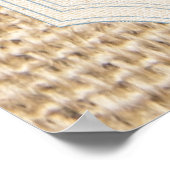 パンプキンフローラ素朴ウェルカムサイン ポスター (角)