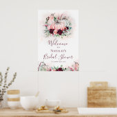 パンプキンブライダルシャワーへようこそ ポスター (キッチン)