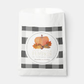 パンプキンブラックバッファローチェック誕生日優先バッグ フェイバーバッグ (正面)