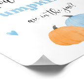 パンプキンブルーの小さなブーの数を推測 ポスター (角)