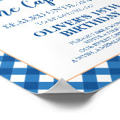 パンプキンブルートラック1st誕生日タイムカプセル ポスター (角)