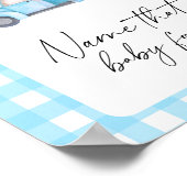 パンプキンブルートラック – そのベビー食品の名前 ポスター (角)