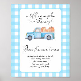 パンプキンブルートラック – 甘い混乱を推測 ポスター