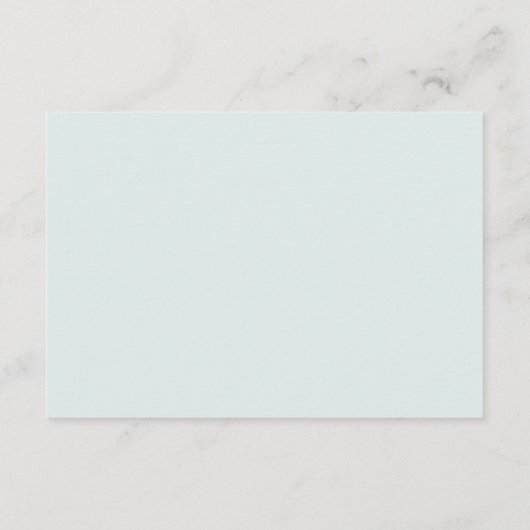 パンプキンブルーボウベビーシャワーブックベビー エンクロージャーカード (裏面)