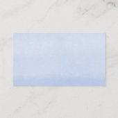 パンプキンブルー男の子エレガント秋おむつラッフルカード エンクロージャーカード (裏面)