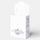 パンプキンブルー薄紫フローラボーイズベビーシャワー フェイバーボックス (オープン)