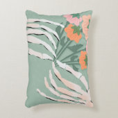 パンプキンブーケ付きスケルトン アクセントクッション (正面(垂直))