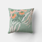 パンプキンブーケ付きスケルトン クッション (裏面)