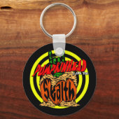 パンプキンヘッドゾンビロックキーチェーン キーホルダー (正面)