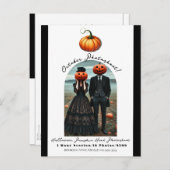 パンプキンヘッドハロウィーン秋フォトシュート 案内ポストカード (正面/裏面)