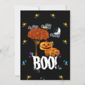 パンプキンヘッドハローウィンパーティ招待状 招待状 (裏面)
