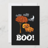 パンプキンヘッドハローウィンパーティ招待状 招待状 (裏面)