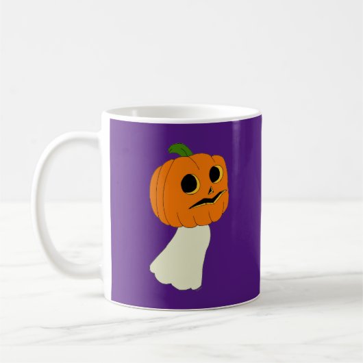 パンプキンヘッド幽霊 コーヒーマグカップ (左)