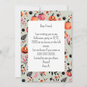 パンプキンヘロウィーンの招待 招待状 (正面)