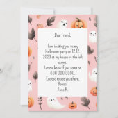 パンプキンヘロウィーンの招待 招待状 (正面)
