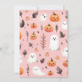 パンプキンヘロウィーンの招待 招待状 (裏面)