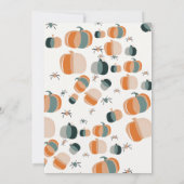 パンプキンヘロウィーンの招待 招待状 (裏面)