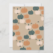 パンプキンヘロウィーンの招待 招待状 (裏面)