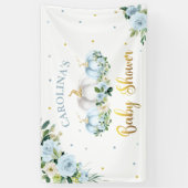 パンプキンベイビーシャワーボーイ秋パンプキンウェルカム 横断幕 (縦)