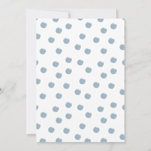 パンプキンベイビーシャワー招待状ボーイ秋シャワー 招待状 (裏面)