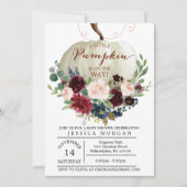 パンプキンベイビーシャワー招待状-秋ベビーシャワー 招待状 (正面)