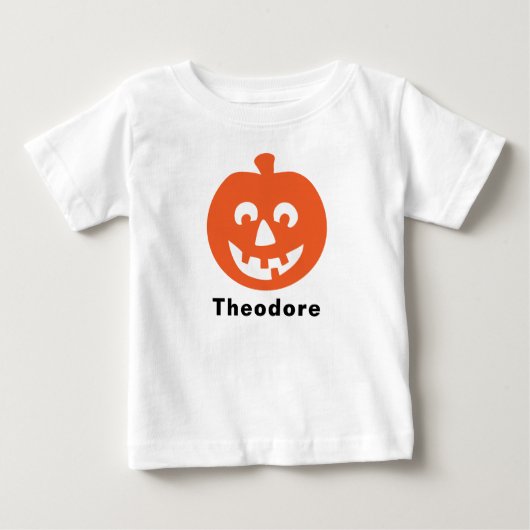 パンプキンベイビーTシャツ ベビーTシャツ (正面)