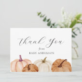 パンプキンベビーサンキュー サンキューカード (スタンド正面)