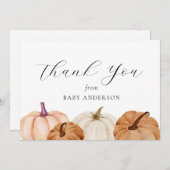 パンプキンベビーサンキュー サンキューカード (正面/裏面)