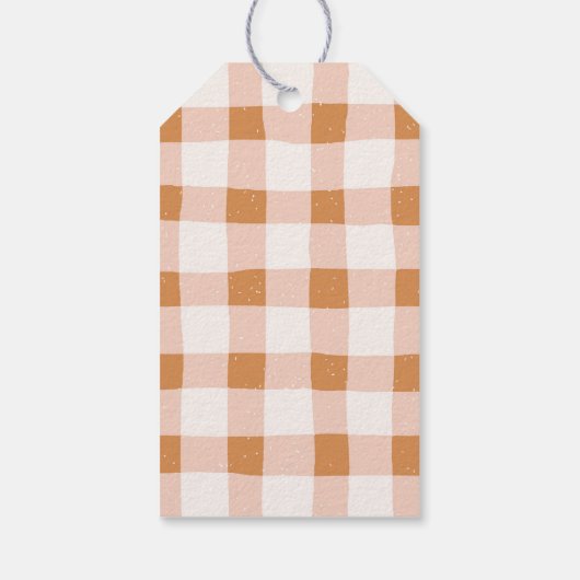 パンプキンベビーシャワーメッセージカード ギフトタグ (裏面)