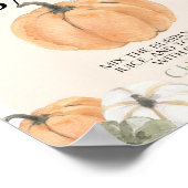 パンプキンベビーシャワーモモモザバー ポスター (角)