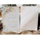 パンプキンベビーシャワー招待状ボーホパンパス 招待状