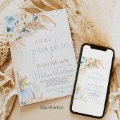 パンプキンベビーシャワー招待状ボーホパンパス 招待状