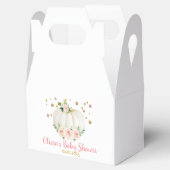 パンプキンベビーシャワー紙 フェイバーボックス (オープン)