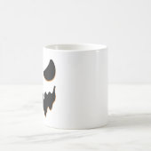 パンプキンホラー顔 コーヒーマグカップ (中央)