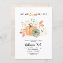 パンプキンホームスウィートホーム引っ越し祝いパーティーパーティー