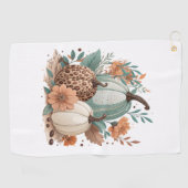 パンプキンボホフローラ ゴルフタオル (横)