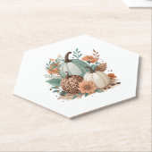 パンプキンボホフローラ ペーパーコースター (アングル)