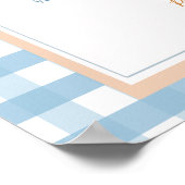 パンプキンボホーブルーギンガム誕生日タイムカプセル ポスター (角)