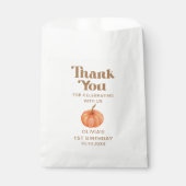 パンプキンボホ秋サンキューユー誕生日 フェイバーバッグ (正面)