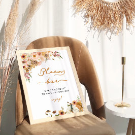 パンプキンボホ秋素朴開花バーポスター ポスター