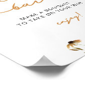 パンプキンボホ秋素朴開花バーポスター ポスター (角)