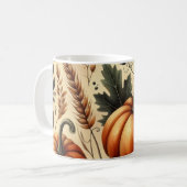 パンプキンマグウォーターのカラー紅葉 コーヒーマグカップ (正面左)